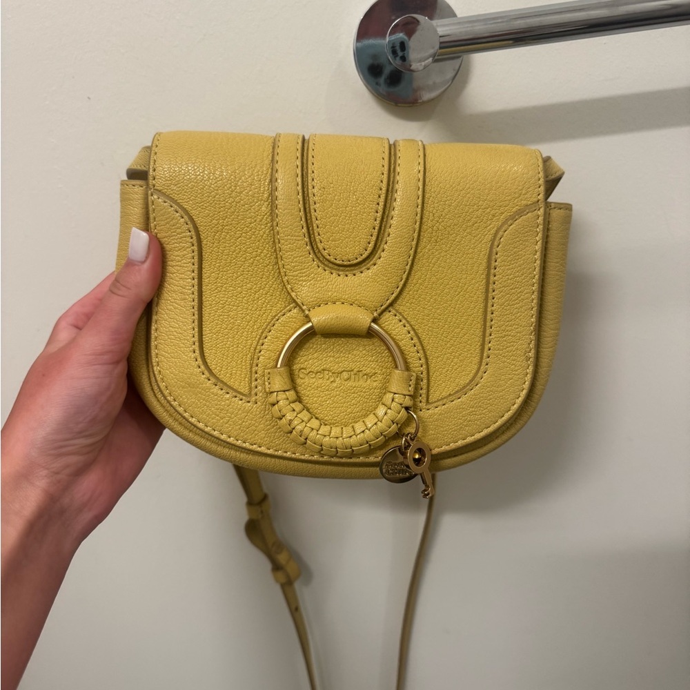 See By Chloe Mustard Leather Crossbody Bag